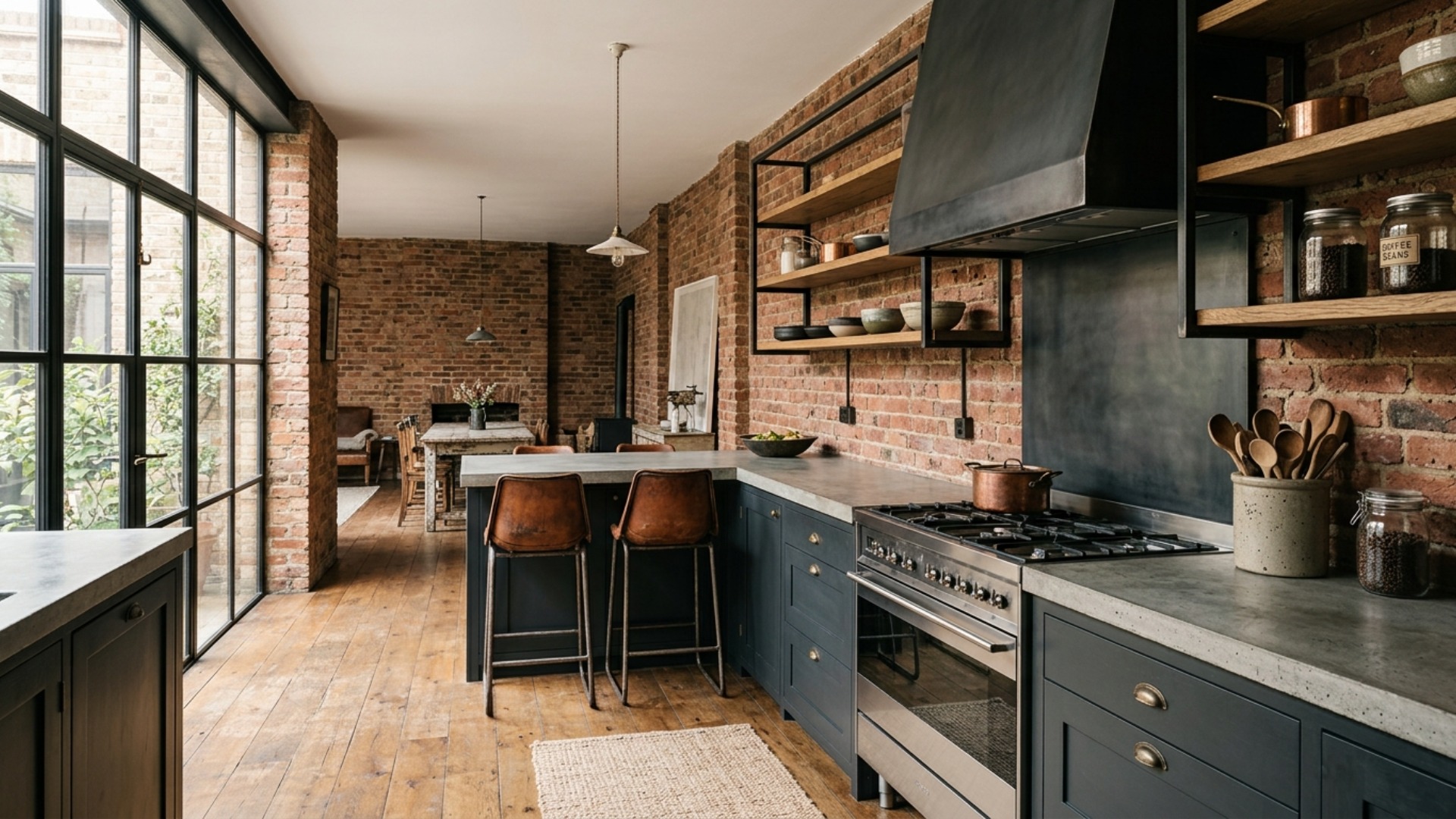 Industrial Kitchen Ideas for a First Apartment