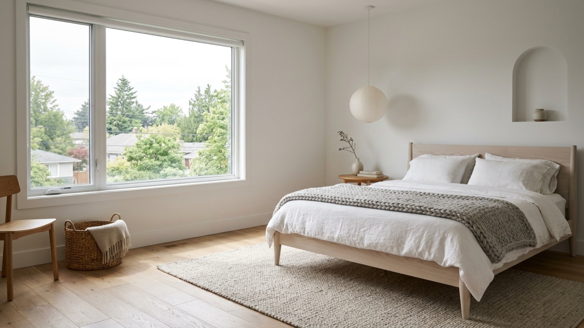 Scandinavian Bedroom Ideas for a Couple's First Home