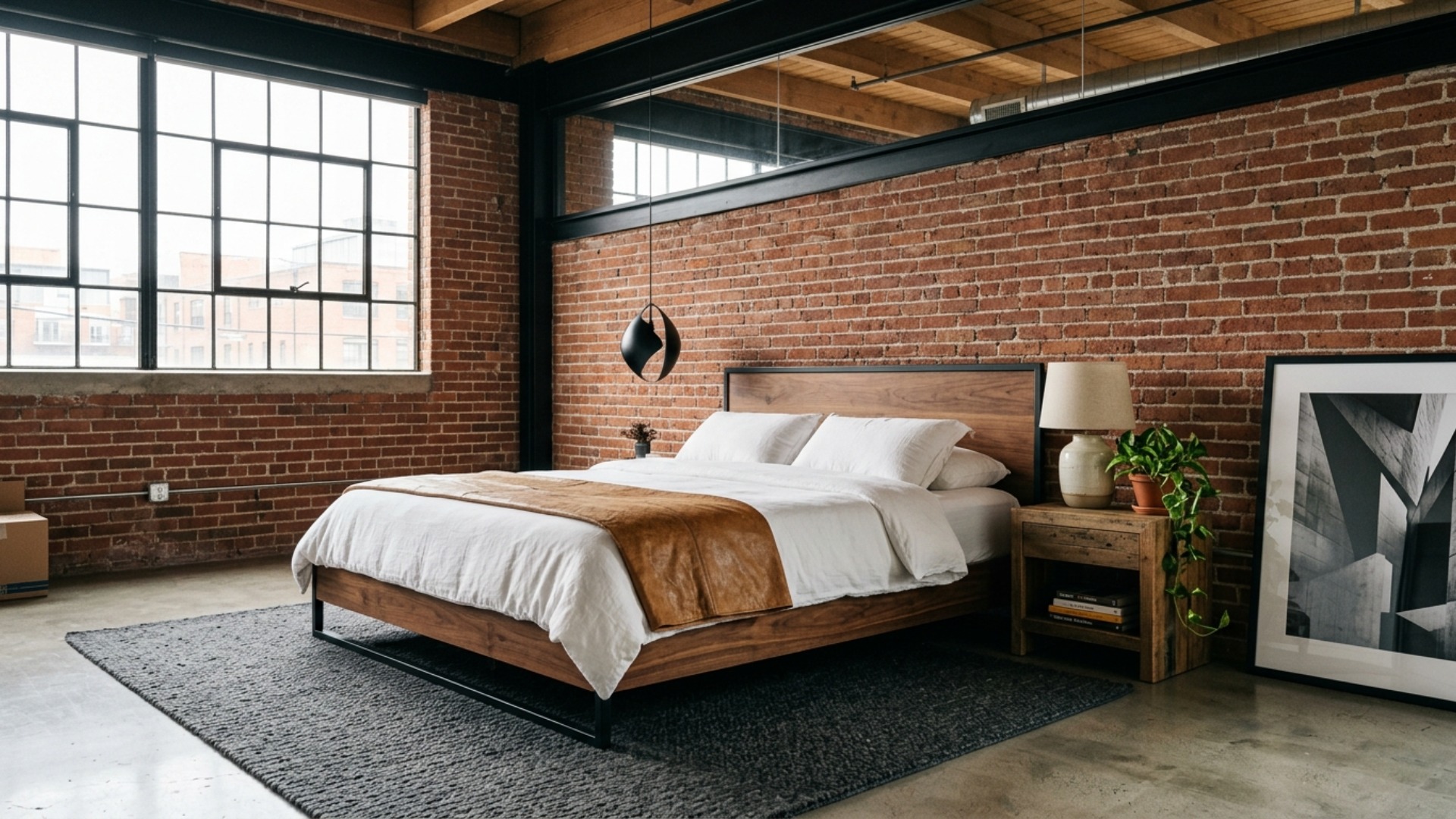 Industrial Bedroom Ideas for a Move-In Redesign