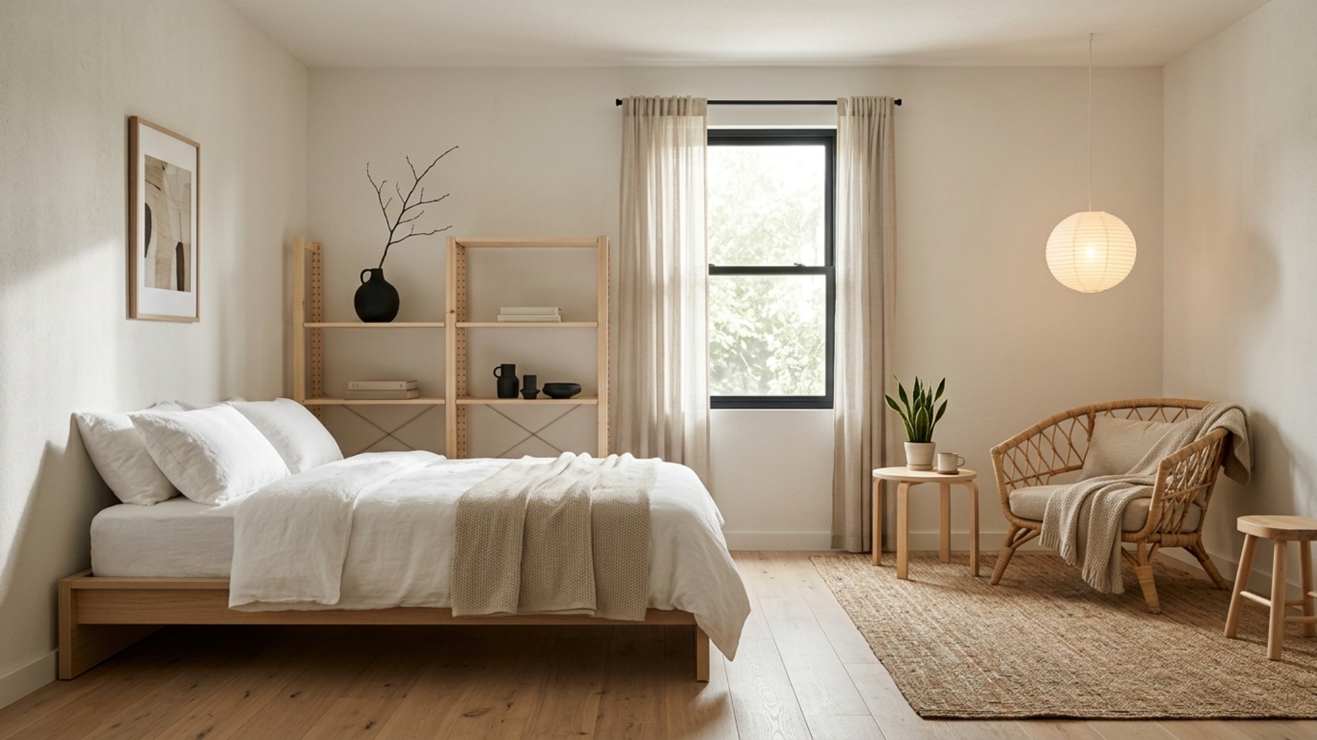 Japandi Studio Apartment Ideas Using Only IKEA
