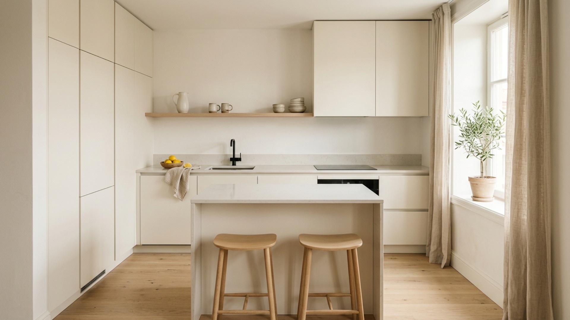 Minimalist Kitchen Ideas That Maximize a Small Studio