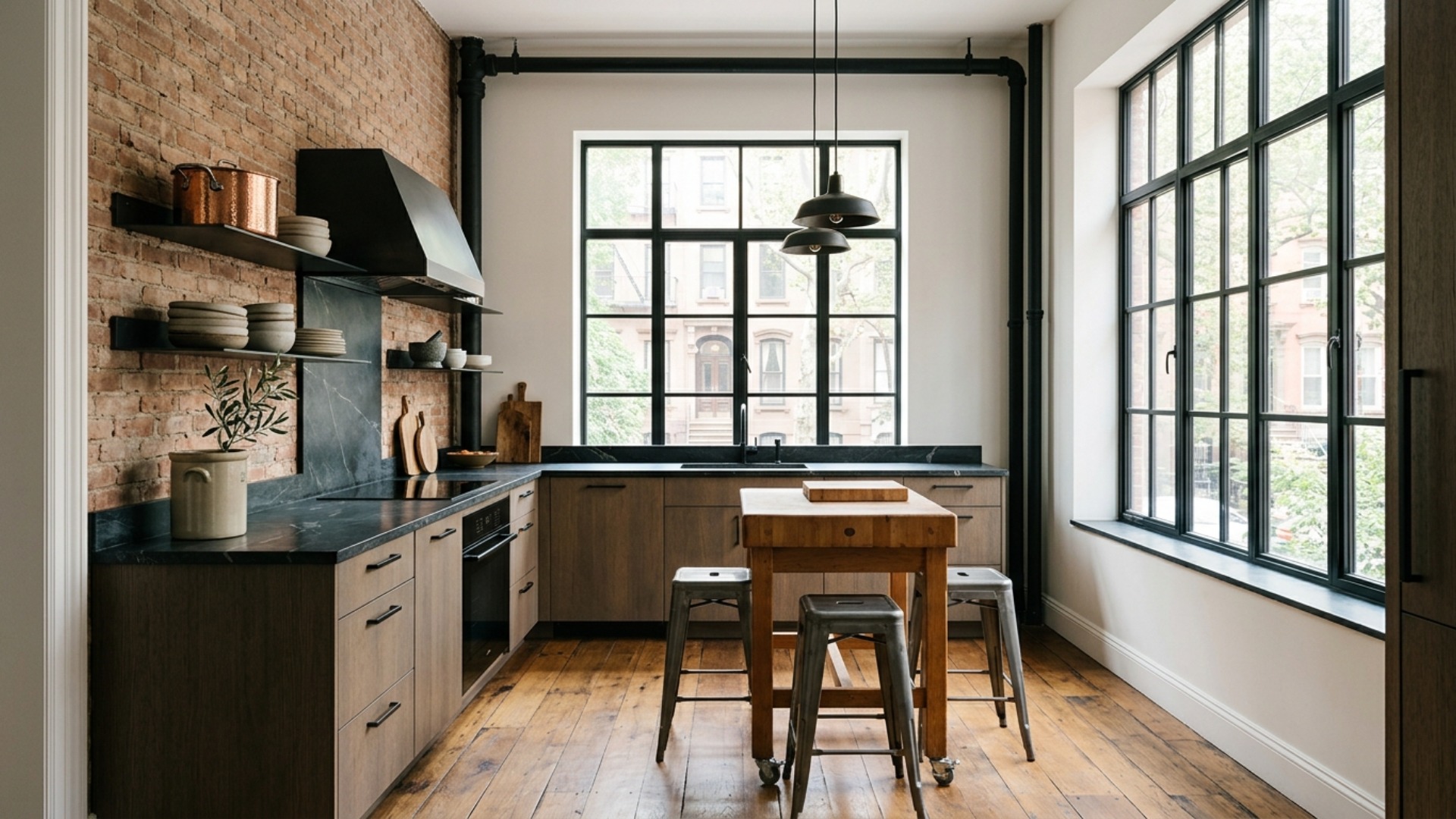 Industrial Kitchen Ideas for Small NYC Apartments