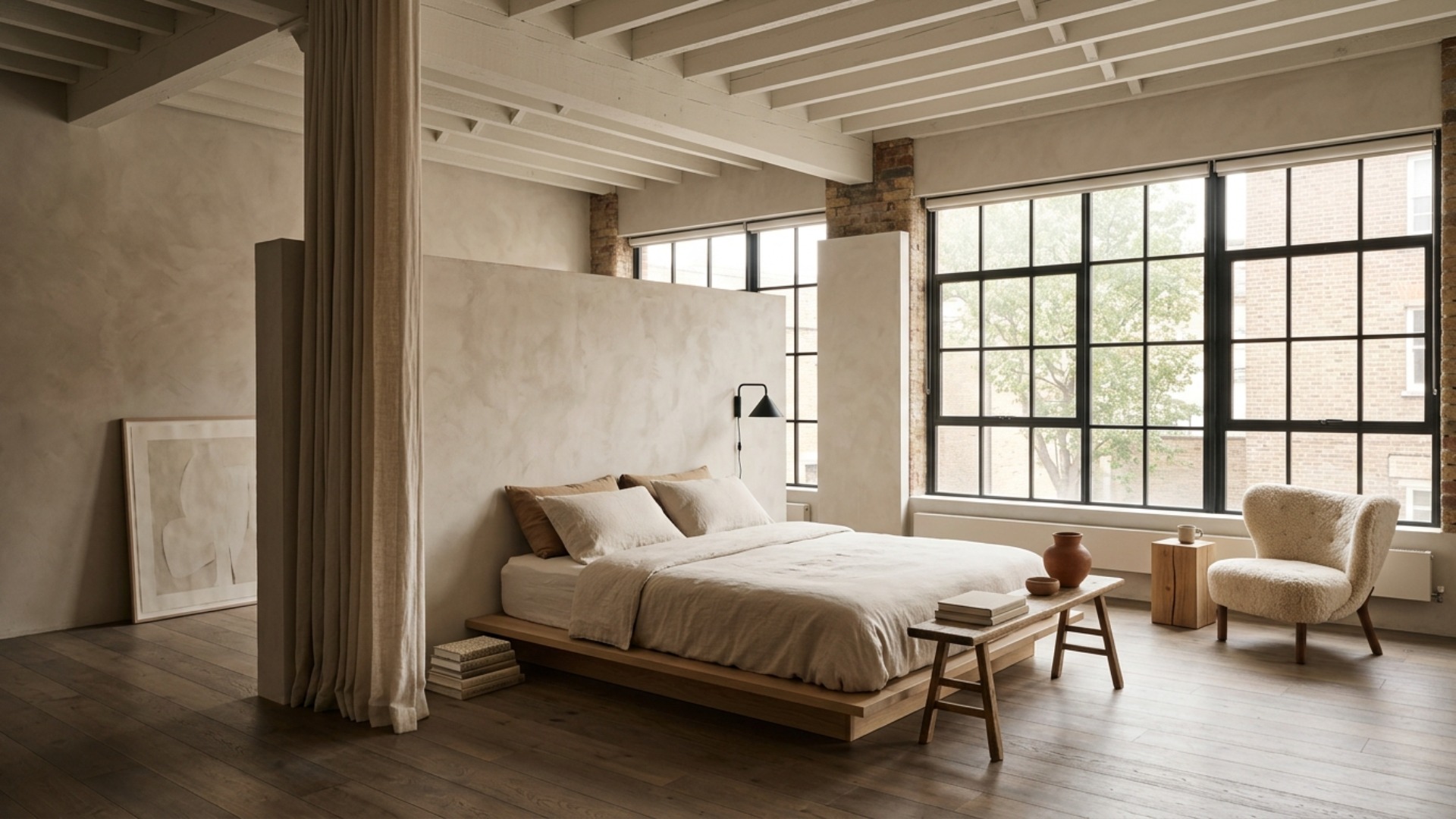 Minimalist Bedroom Ideas for an Open Plan Layout
