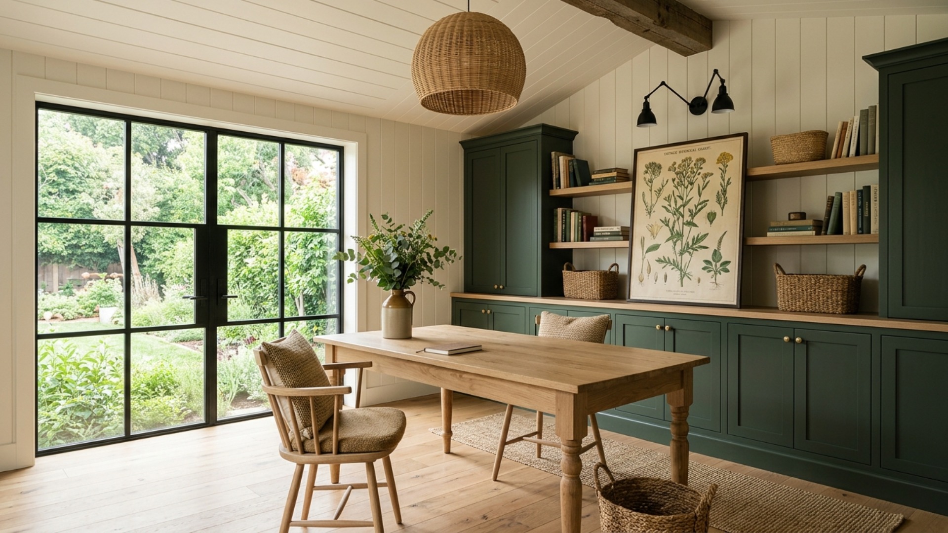 Modern Farmhouse Home Office Ideas for a Family Home Refresh