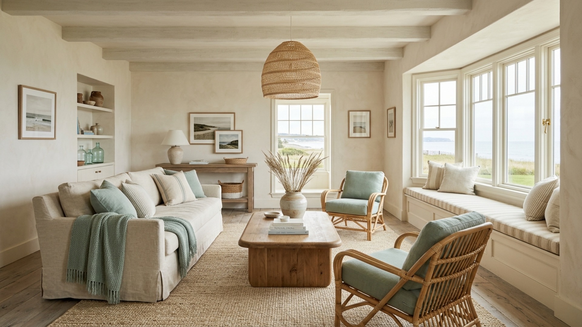 Coastal Living Room Ideas for a Family Home Refresh
