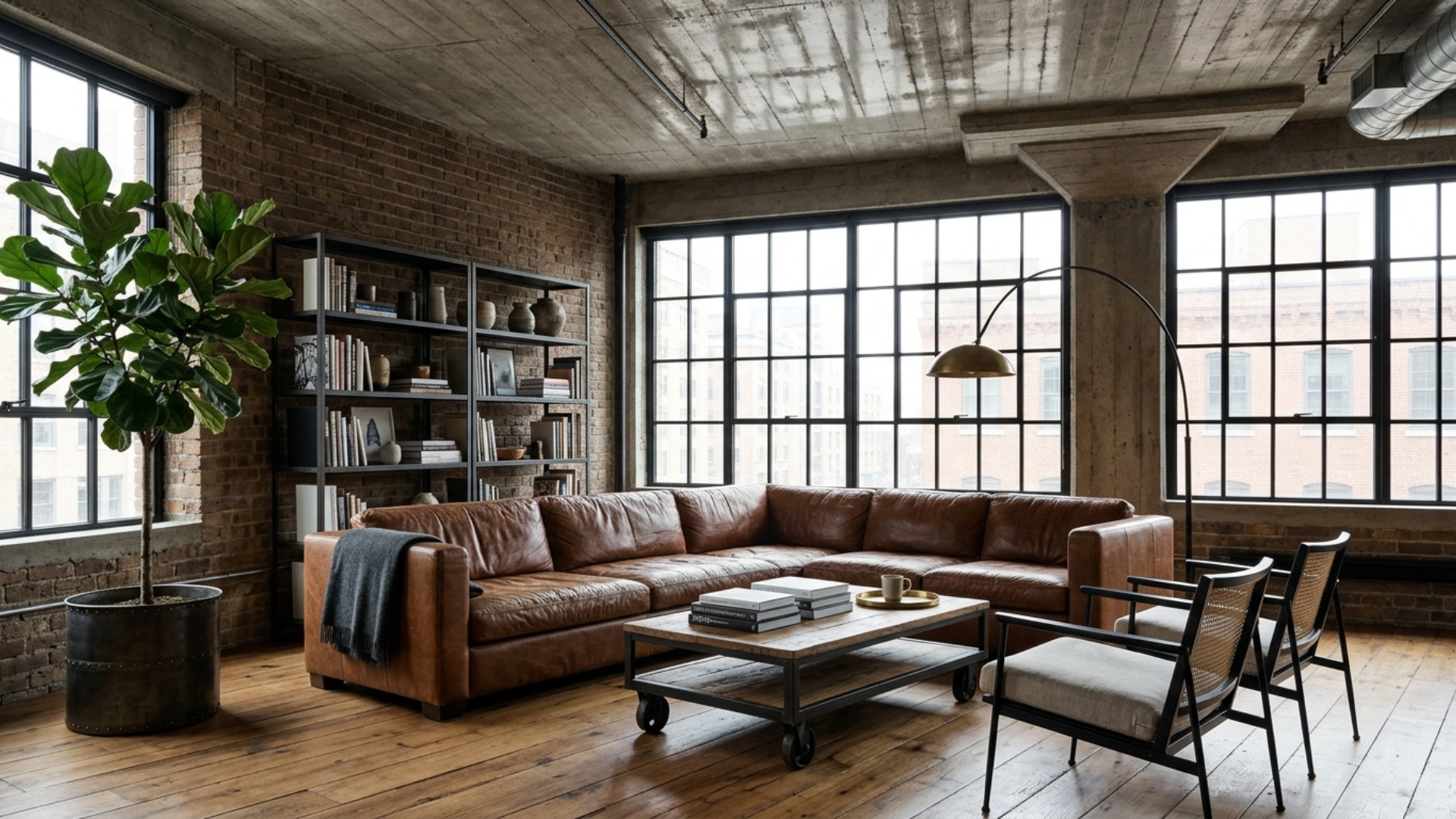 Industrial Living Room Ideas for an IKEA-Only Design
