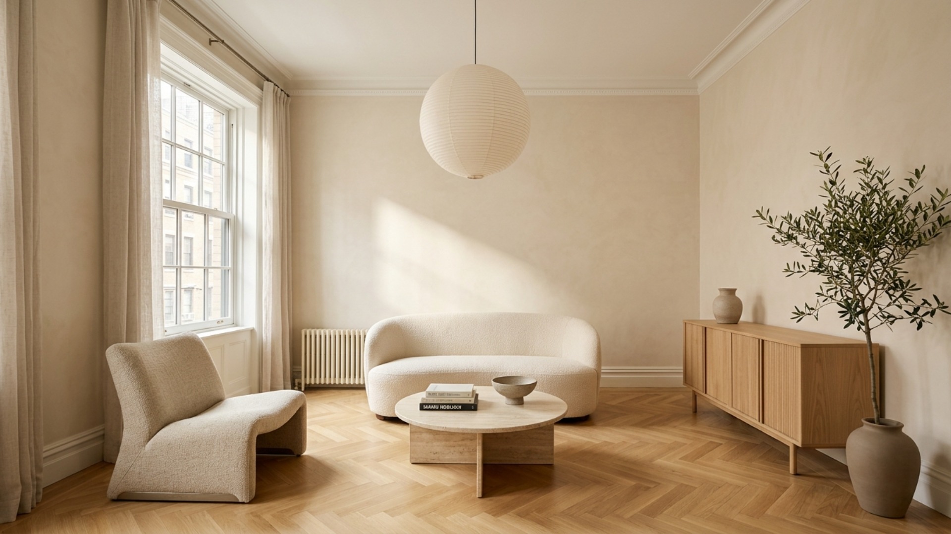 Organic Modern Living Room Ideas for Small NYC Apartments
