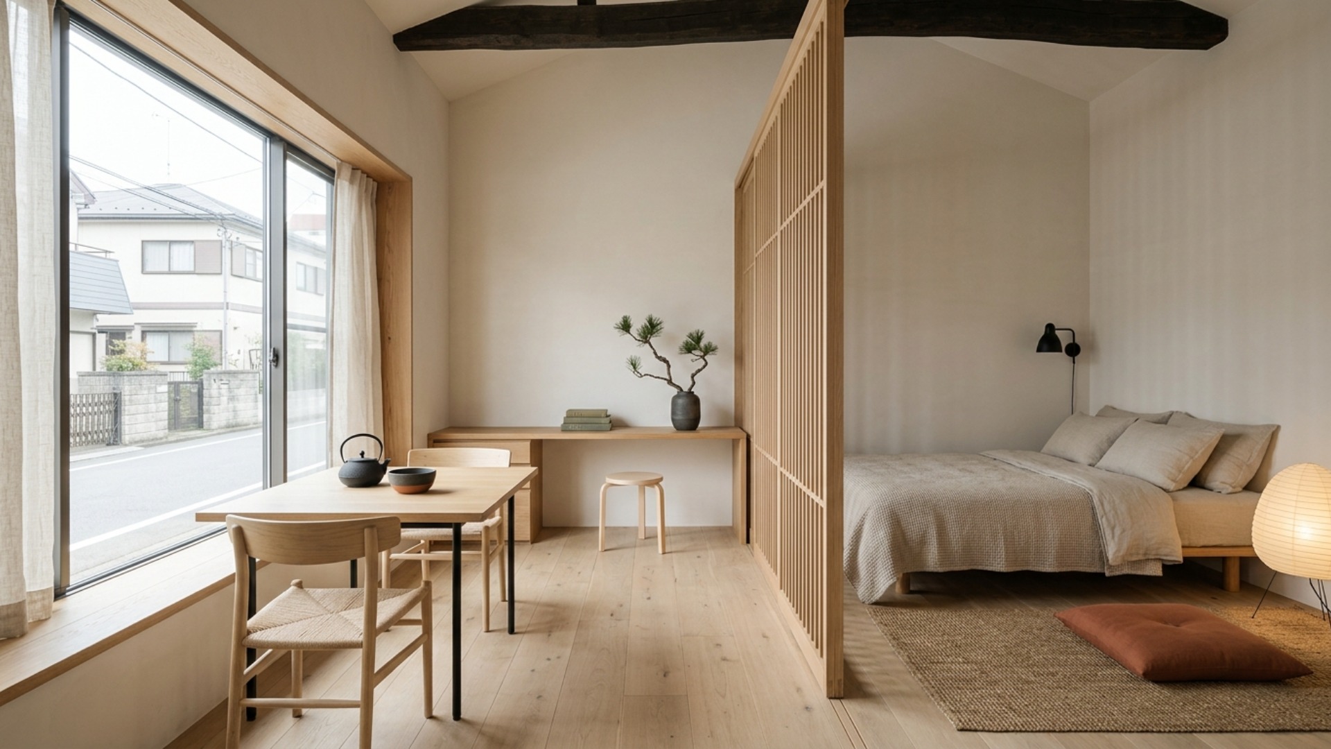 Japandi Studio Apartment Ideas for a Family Home Refresh