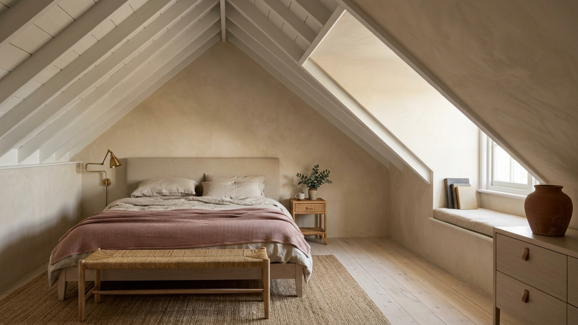 Coastal Bedroom Ideas for an Awkward Layout