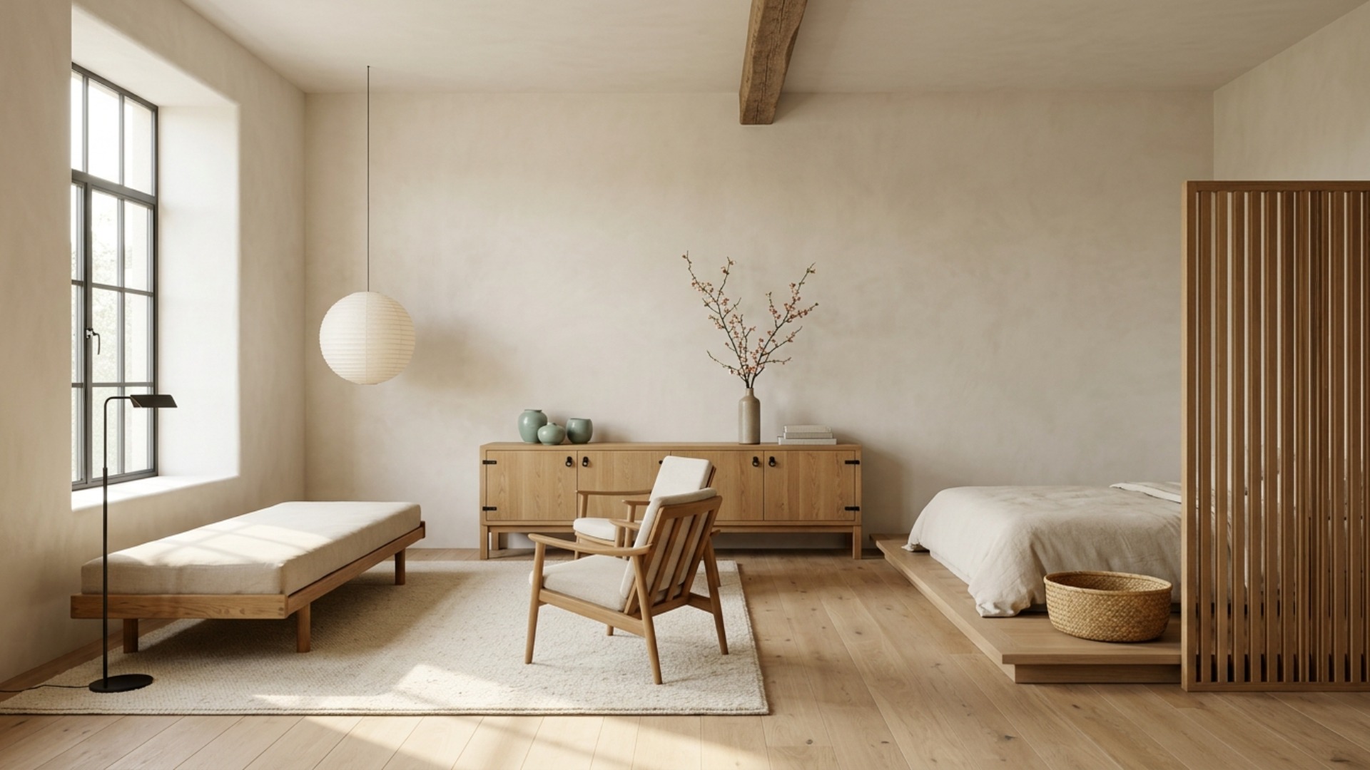 Japandi Studio Apartment Ideas Under $5K