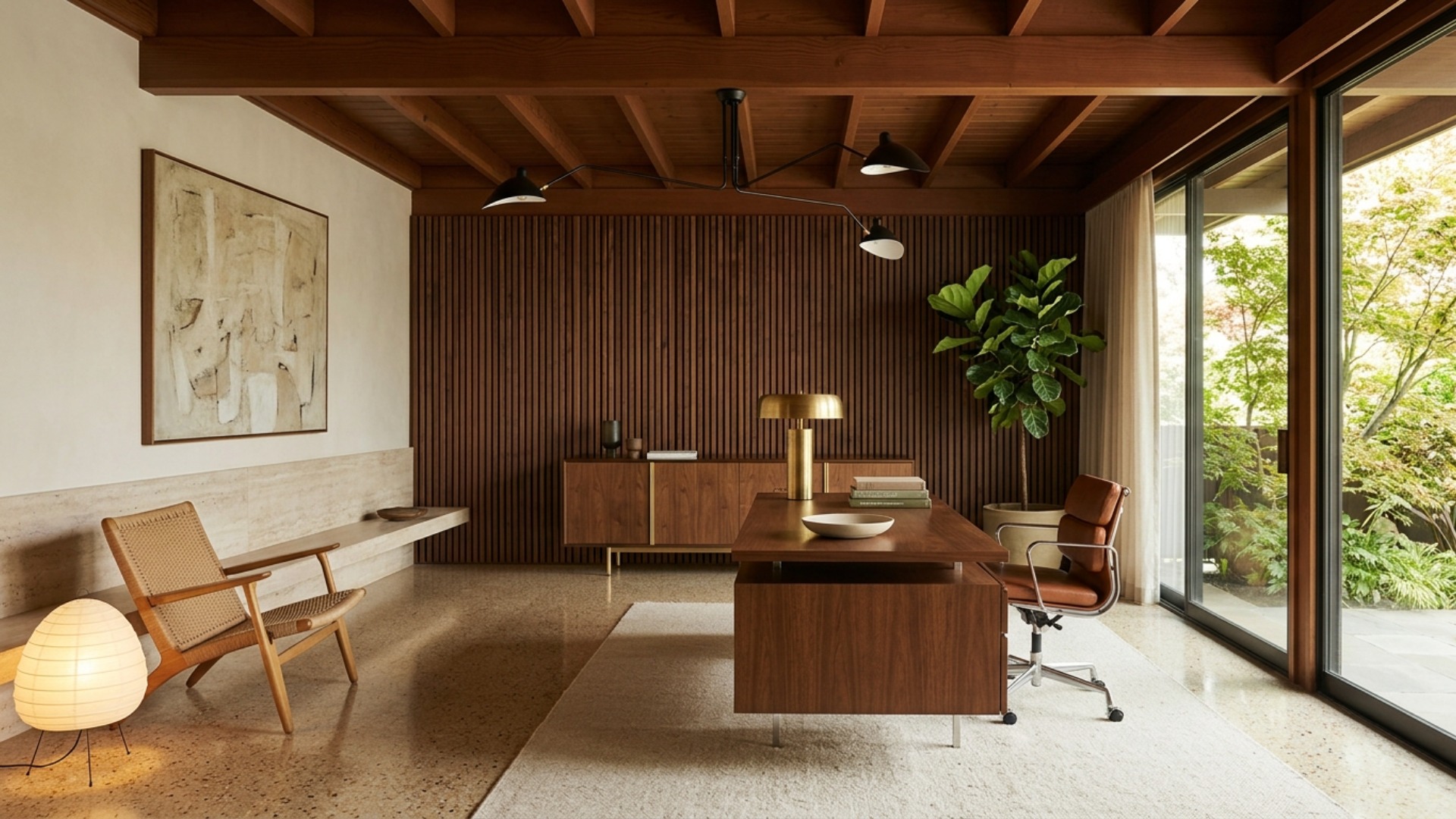 Mid Century Modern Home Office Ideas for a Luxury Upgrade