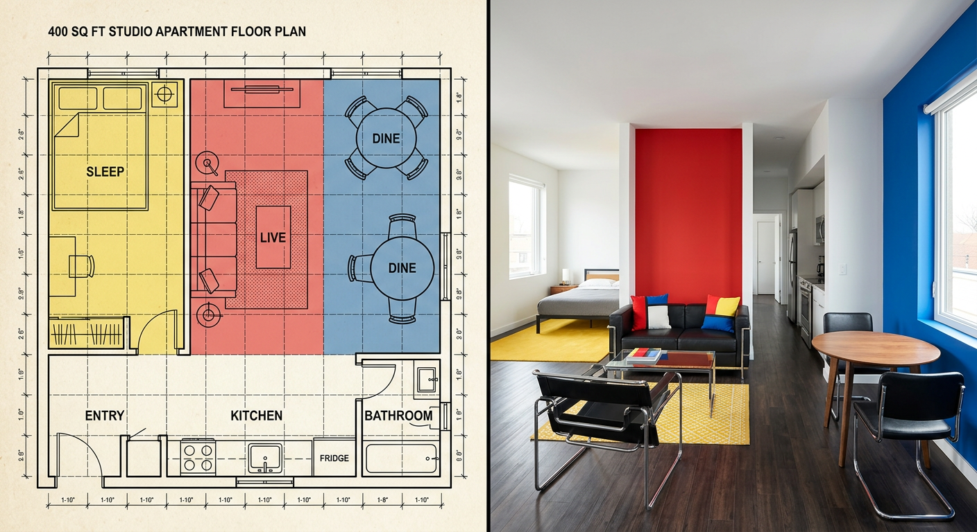 Studio Unit Layout Horizontal Studio Apartment Layouts: 12 Floor Plans That Actually Work