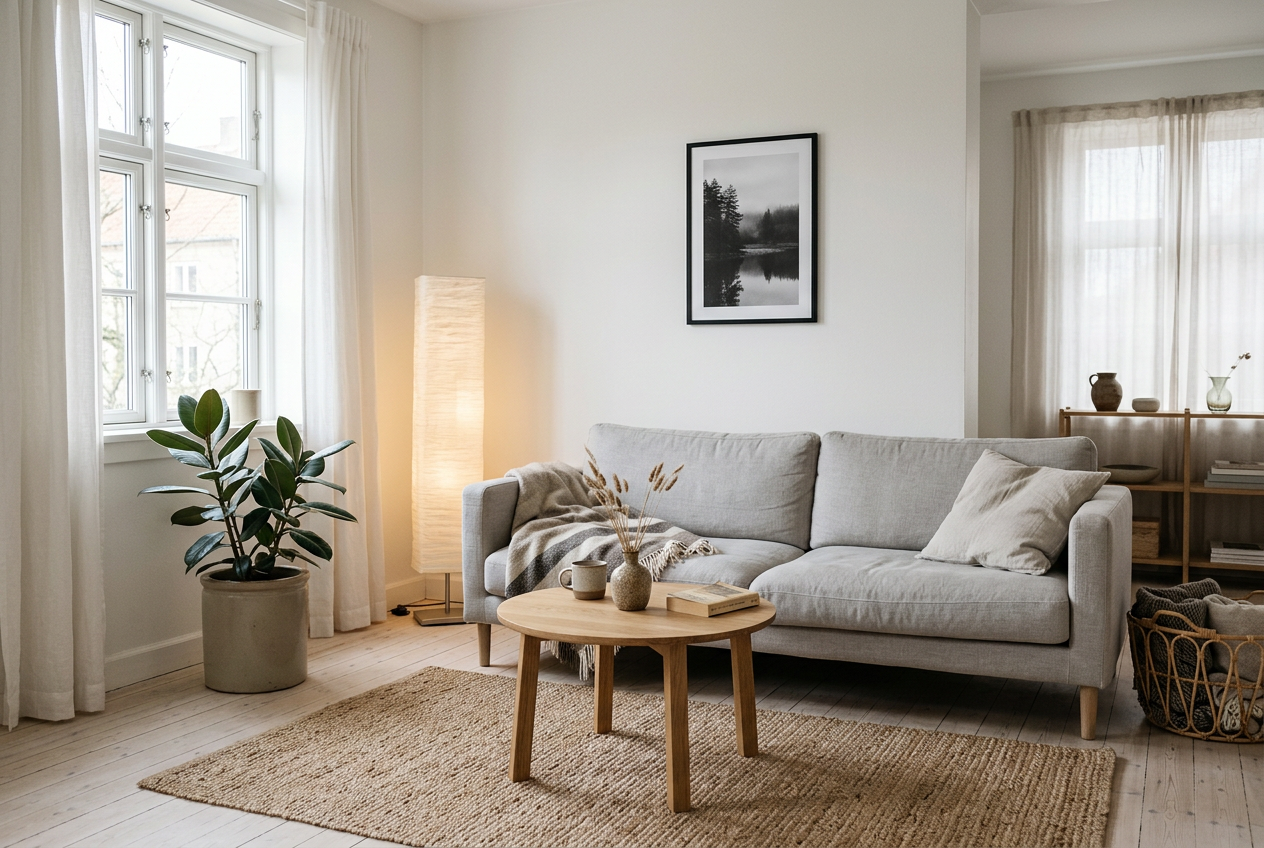 Scandinavian Living Room Ideas Under $5K