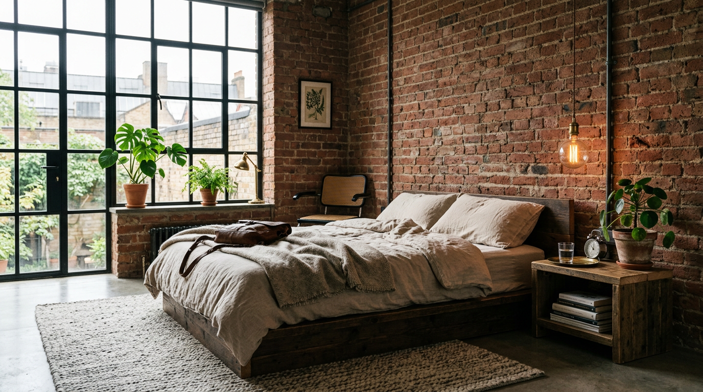 Bedroom Design Ideas Under $5K in an Industrial Style