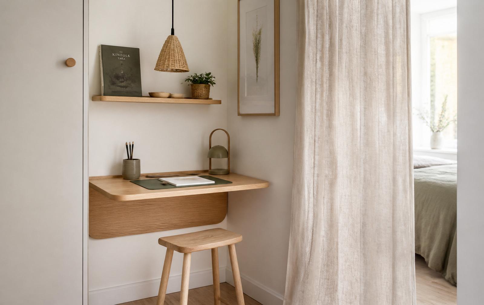 Scandinavian Home Office Ideas for a Studio Apartment